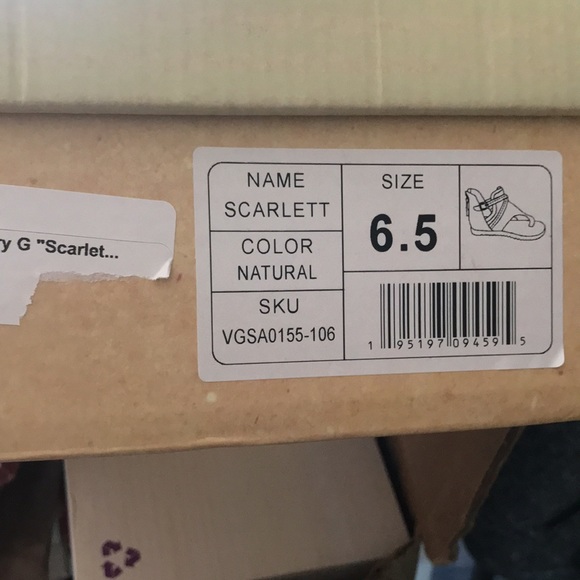 BNIB Natural Tan  "Scarlet" Sandal by Very G - Gypsy Jazz - Picture 5 of 5